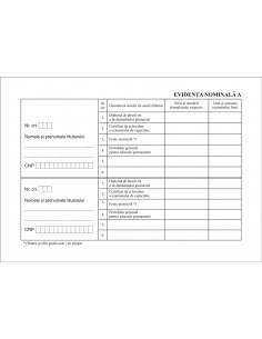 C086 Registru unic pentru invatamantul gimnazial, postliceal si de maistri - coperta duplex 2