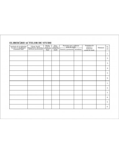 C088 Registru unic pentru invatamantul gimnazial, postliceal si de maistri - coperta imitatie piele