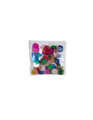 Accesorii creatie - zambareti metal, diverse culori, set 10-14g, Colorarte