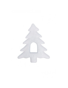Accesorii creatie - polistiren - bradut, alb, 16x13cm, set 4 buc, Colorarte