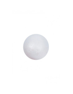 Accesorii creatie - polistiren - sfera, alb, 6cm, set 6 buc, Colorarte