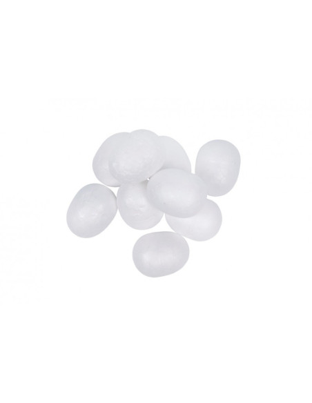 Accesorii creatie - polistiren - ou mic, alb, 3cm, set 20 buc, Colorarte