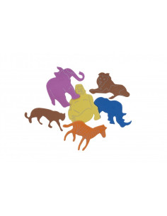 Abtibilduri - animale, 8g, buretat, Colorarte, 3361