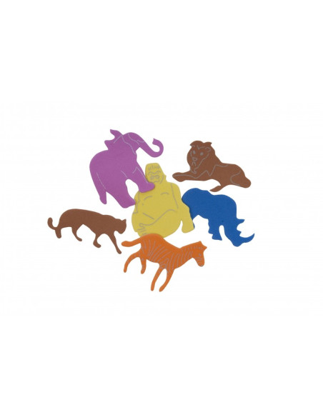 Abtibilduri - animale, 8g, buretat, Colorarte, 3361