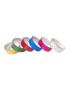 Banda adeziva, 12mm x 3m, cu sclipici, Colorarte, set 12 buc