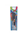 Stilou Colorarte Moon 33200006, alimentare rezerve, corp negru cu model carbon, blister (+2 rezerve)