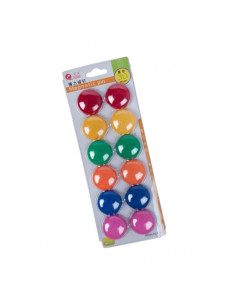 Magneti pentru tabla CNX 3012A, diametru 30mm, diverse culori, set 12 buc