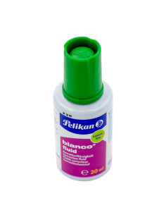 Fluid corector (pasta corectoare) Pelikan Blanco 338582, 20ml, pe baza de apa, cu pensula 2