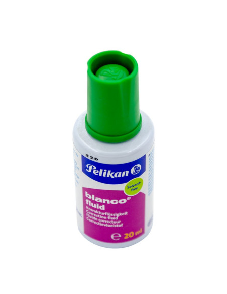 Fluid corector (pasta corectoare) Pelikan Blanco 338582, 20ml, pe baza de apa, cu pensula