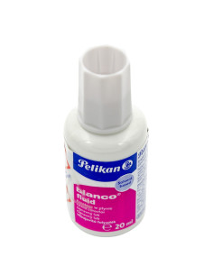 Fluid corector (pasta corectoare) Pelikan Blanco 335844 338590 300872, 20ml, pe baza de solvent, cu pensula 2