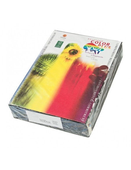 Hartie colorata A4 Color Plus, 80g/mp, negru intens, top 500 coli