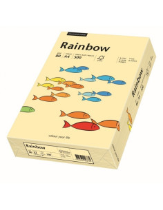 Hartie colorata A4 Rainbow 88042249, 80g/mp, crem, top 500 coli