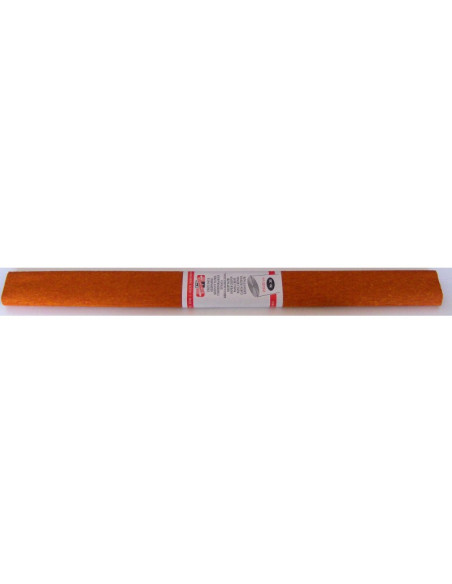 Hartie creponata Koh-i-noor K9755-36, 50x200cm, caramiziu, set 10 buc