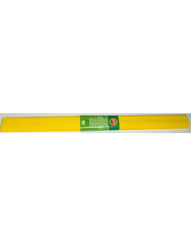 Hartie creponata Koh-i-noor K9755-09, 50x200cm, galben, set 10 buc