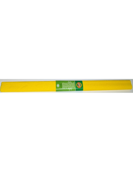 Hartie creponata Koh-i-noor K9755-09, 50x200cm, galben, set 10 buc