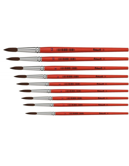 Pensula Pelikan 711051, varf rotund, nr. 6, set 12 buc
