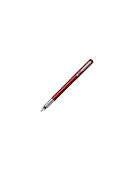 Stilou Parker Vector Clasic S0282490, penita iridium, alimentare rezerve sau convertor Parker, corp metalic rosu