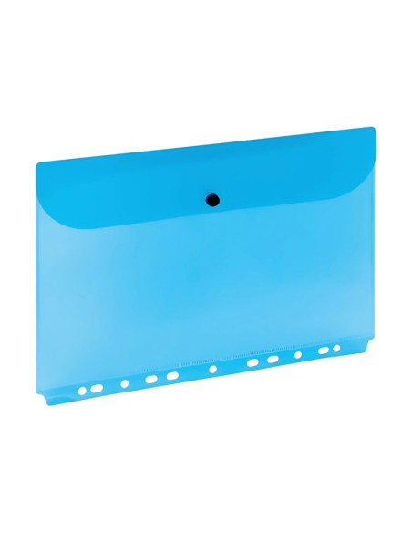 Mapa plastic Grand ZP045A / 1161, cu capsa, A4, albastru, perforatii