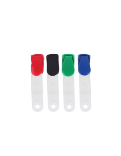 Clips pentru ecuson Ark 1092, plastic, diverse culori