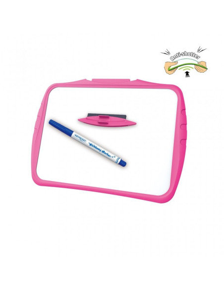 Tabla de scriere Keyroad KR972016 / KR971184, 22x28.8cm, 2 fete (alb, patratele), + marker si burete