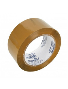 Banda adeziva Office-Cover, pentru ambalare, 48mm x 100yard, maro