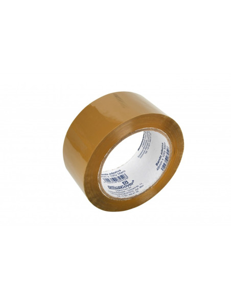 Banda adeziva Office-Cover, pentru ambalare, 48mm x 100yard, maro