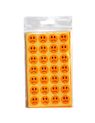 Abtibilduri - calificativ Rau, 28 buc/coala, 10 coli, 280 buc, 20mm, 28/A6, set 10 coli, Colorarte