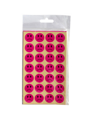 Abtibilduri - calificativ Rau, 28 buc/coala, 10 coli, 280 buc, 20mm, 28/A6, set 10 coli, Colorarte