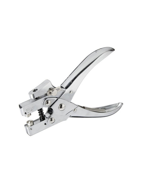 Perforator Kangaro EP-20, 20 coli, 1 orificiu, aplicare nituri, metalic, argintiu, + 100 nituri