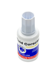 Fluid corector (pasta corectoare) Office-Cover 254, 12ml, pe baza de solvent, cu pensula 2