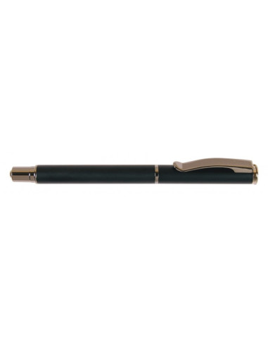 Stilou Cresco EXCLUSIVE S 830140, penita iridium, alimentare rezerve, corp metalic negru