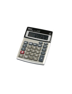 Calculator de birou Eagle TYCL1093RS, 12 digiti, alimentare baterie + solar, ecran inclinat