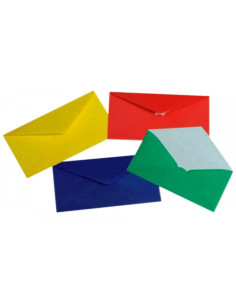 Plic color DL GPV, galben, 80g/mp, 110x220mm, gumat, set 25 buc 2