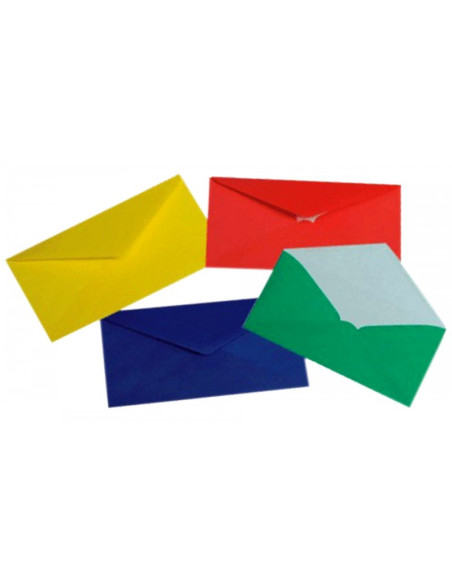Plic color DL GPV, galben, 80g/mp, 110x220mm, gumat, set 25 buc