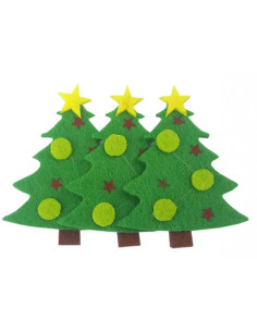 Accesorii creatie - braduti fetru, 8x6cm, set 2 buc, Colorarte