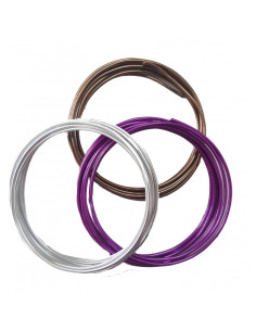 Accesorii creatie - sarma aluminiu, diverse culori, 2m, Colorarte