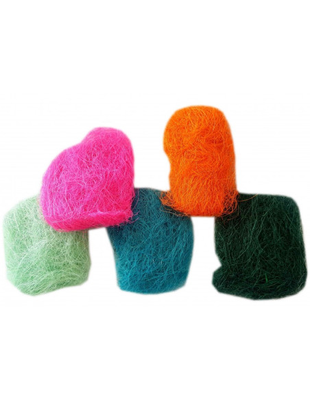 Accesorii creatie - sisal, diverse culori, set 15g, Colorarte