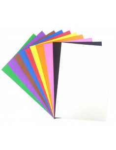 Hartie gumata A4 - simpla, 2mm, set 10 coli, Colorarte