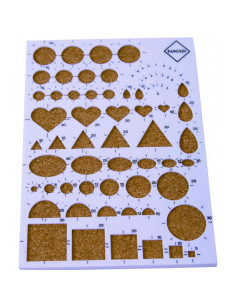 Sablon plastic pentru hartie quilling, Colorarte, YZ0020