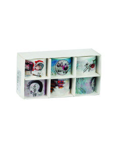 Banda adeziva, 30mm x 5m, diverse modele, hartie, set 6 buc, Colorarte