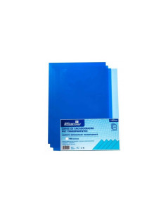 Coperta indosariere A4 Office Cover, PVC albastru, transparent, 0.15mm, top cu 100 coli