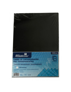 Coperta indosariere A4 Office Cover, PVC fumuriu, transparent, 0.15mm, top cu 100 coli