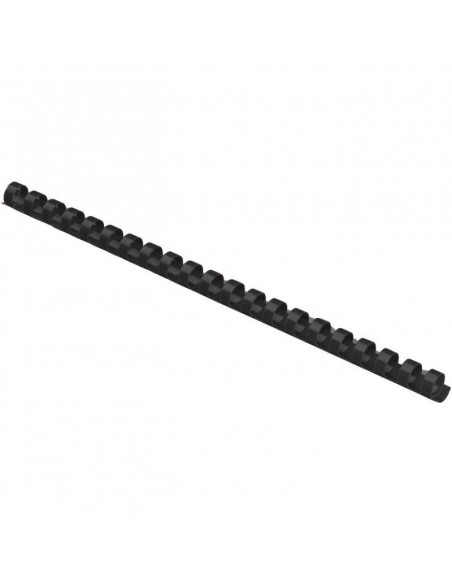 Inele plastic pentru indosariere Office Cover, 25mm, negru