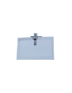 Ecuson cu clips CNX Sakura NB-0300/0, orizontal, plastic, transparent