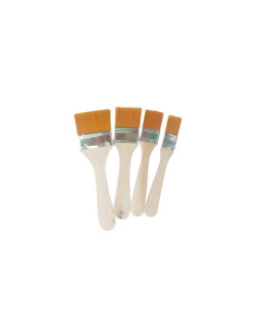 Pensula Cnx K00356, varf nylon lat, set 4 buc