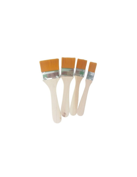 Pensula Cnx K00356, varf nylon lat, set 4 buc
