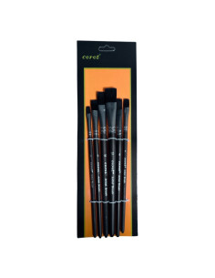 Pensula Cnx Corot, varf nylon lat, nr. 2,4,6,8,10,12, set 6 buc