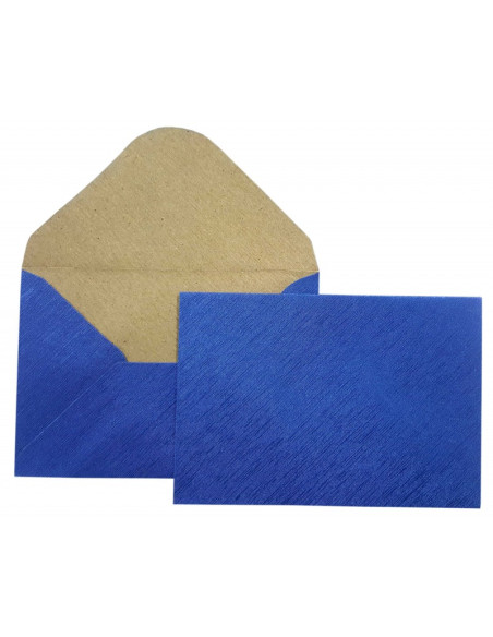 Plic color C6L CNX, albastru metalizat, 120g/mp, 114x162mm, set 10 buc