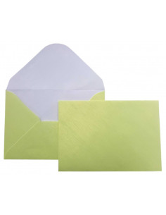 Plic color C7L CNX, galben metalizat, 120g/mp, 75x110mm, set 10 buc