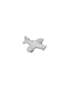 Accesorii creatie - polistiren HD - avion, alb, 15x5.5x16cm, Colorarte